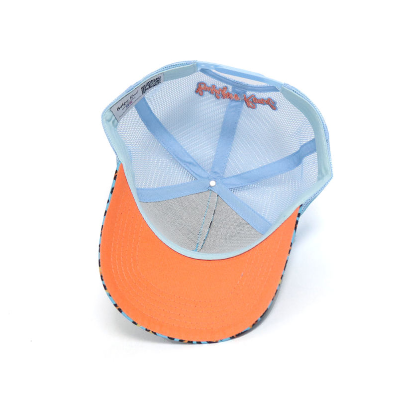 Blue Lepoard Trucker