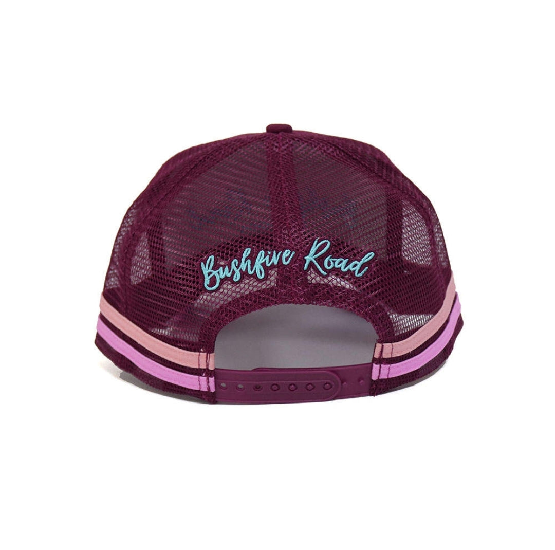 Maroon Geo Trucker