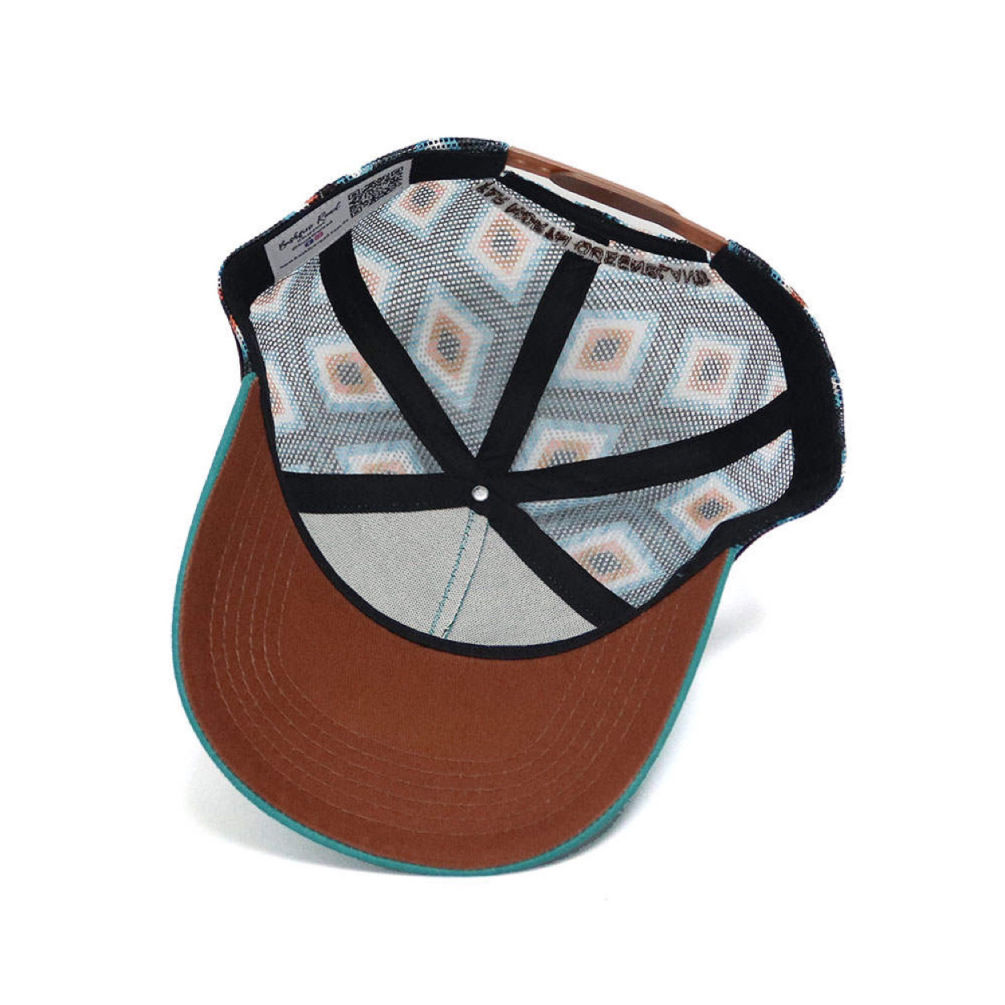 Turquoise Geo Trucker