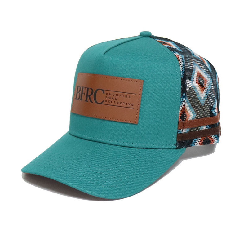 Turquoise Geo Trucker