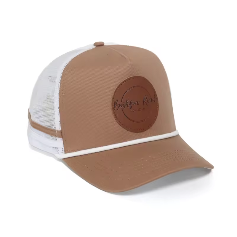 Beige Cow Print Trucker