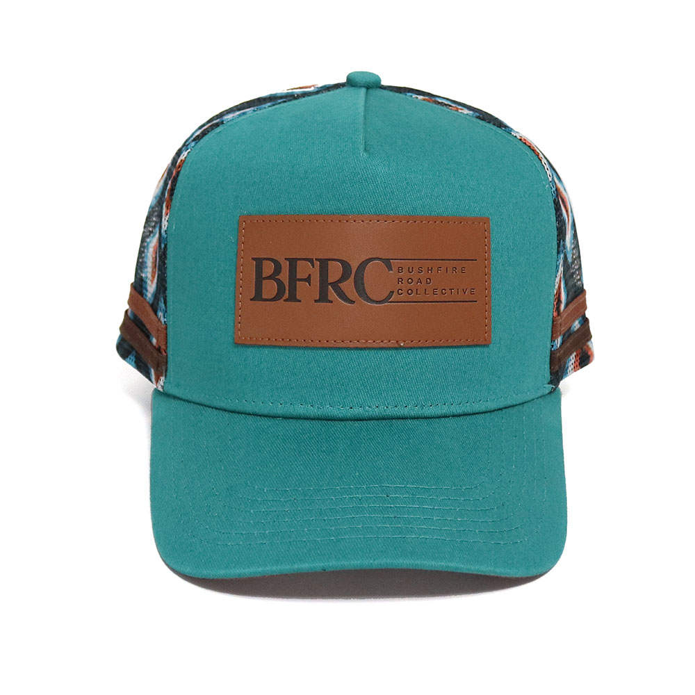Turquoise Geo Trucker