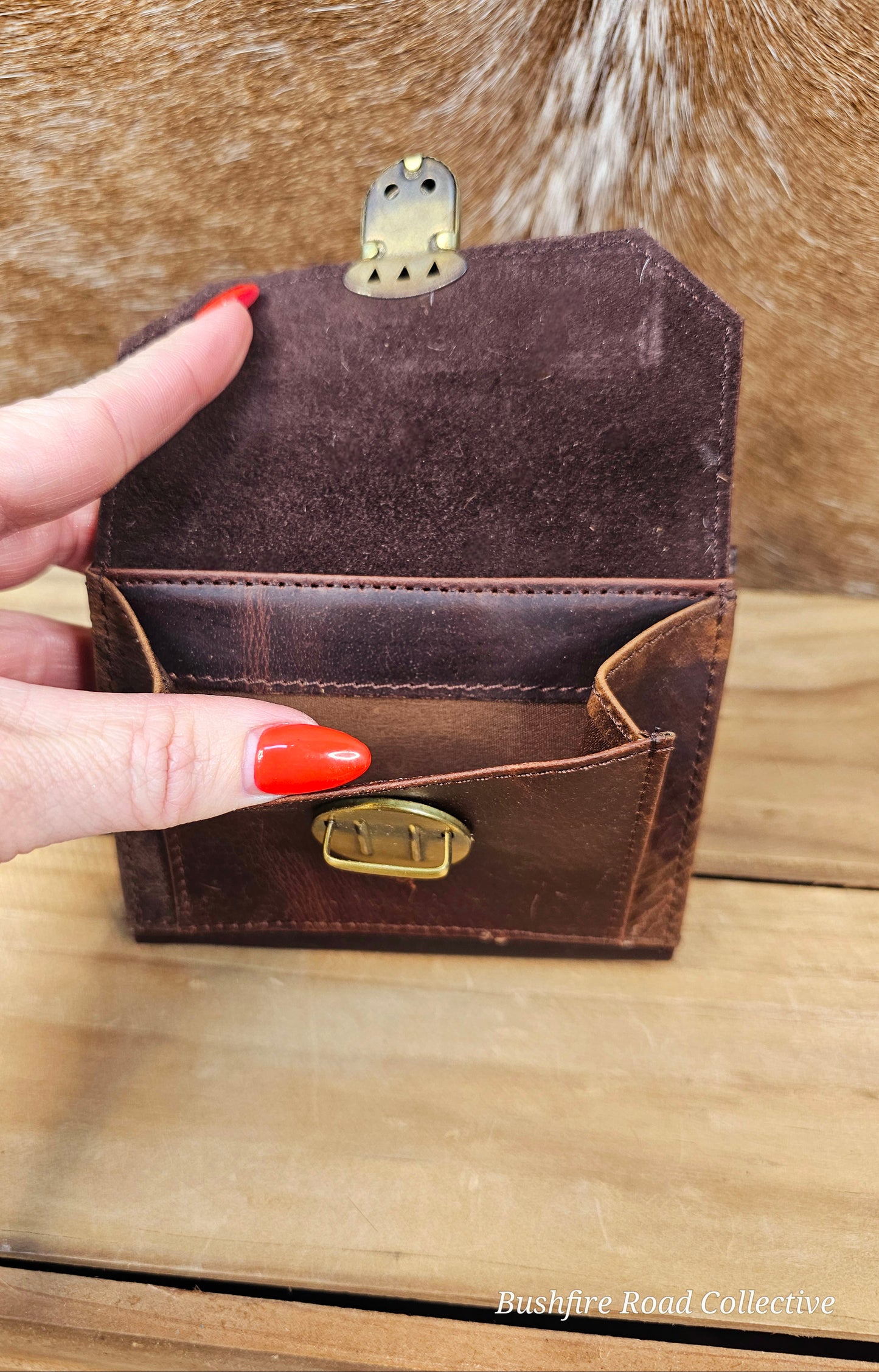 Mary Cowhide Wallet