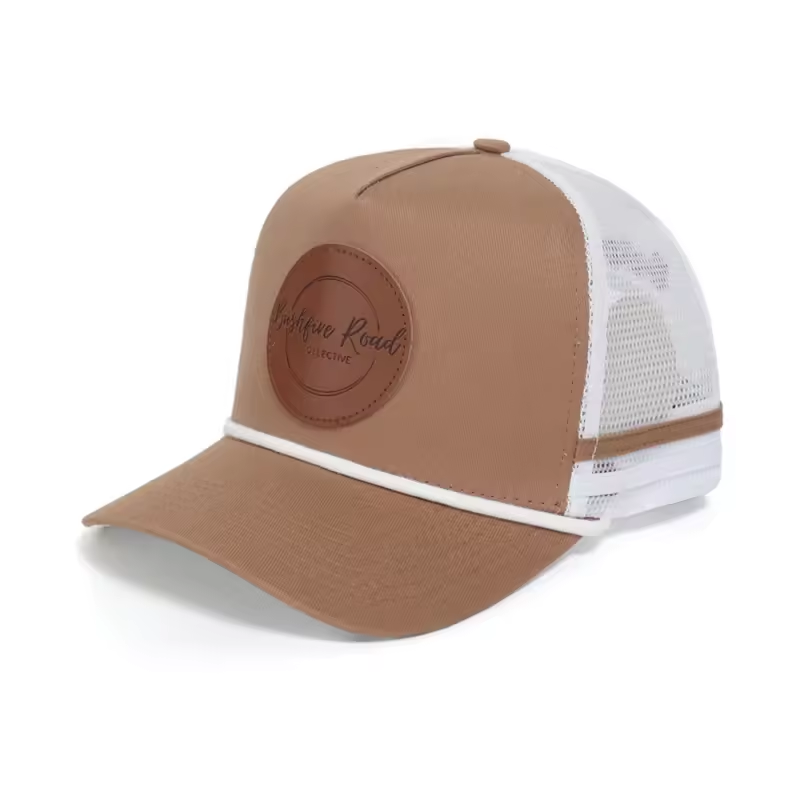 Beige Cow Print Trucker