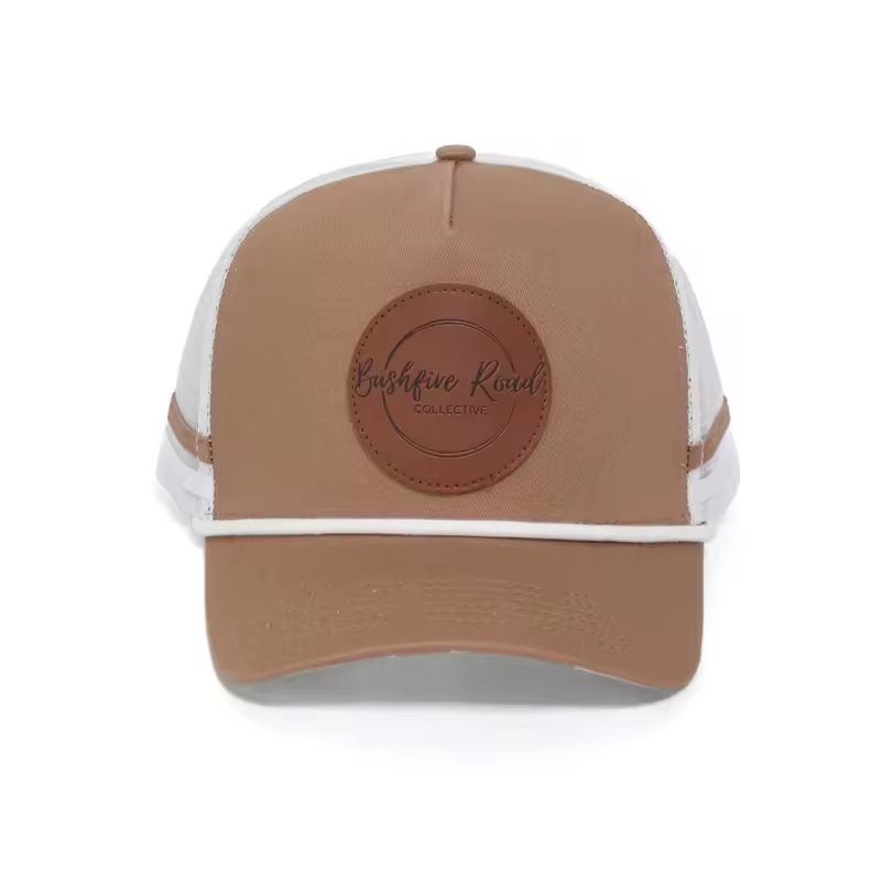 Beige Cow Print Trucker