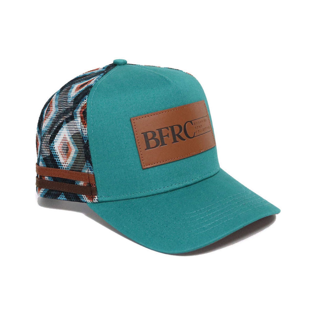 Turquoise Geo Trucker