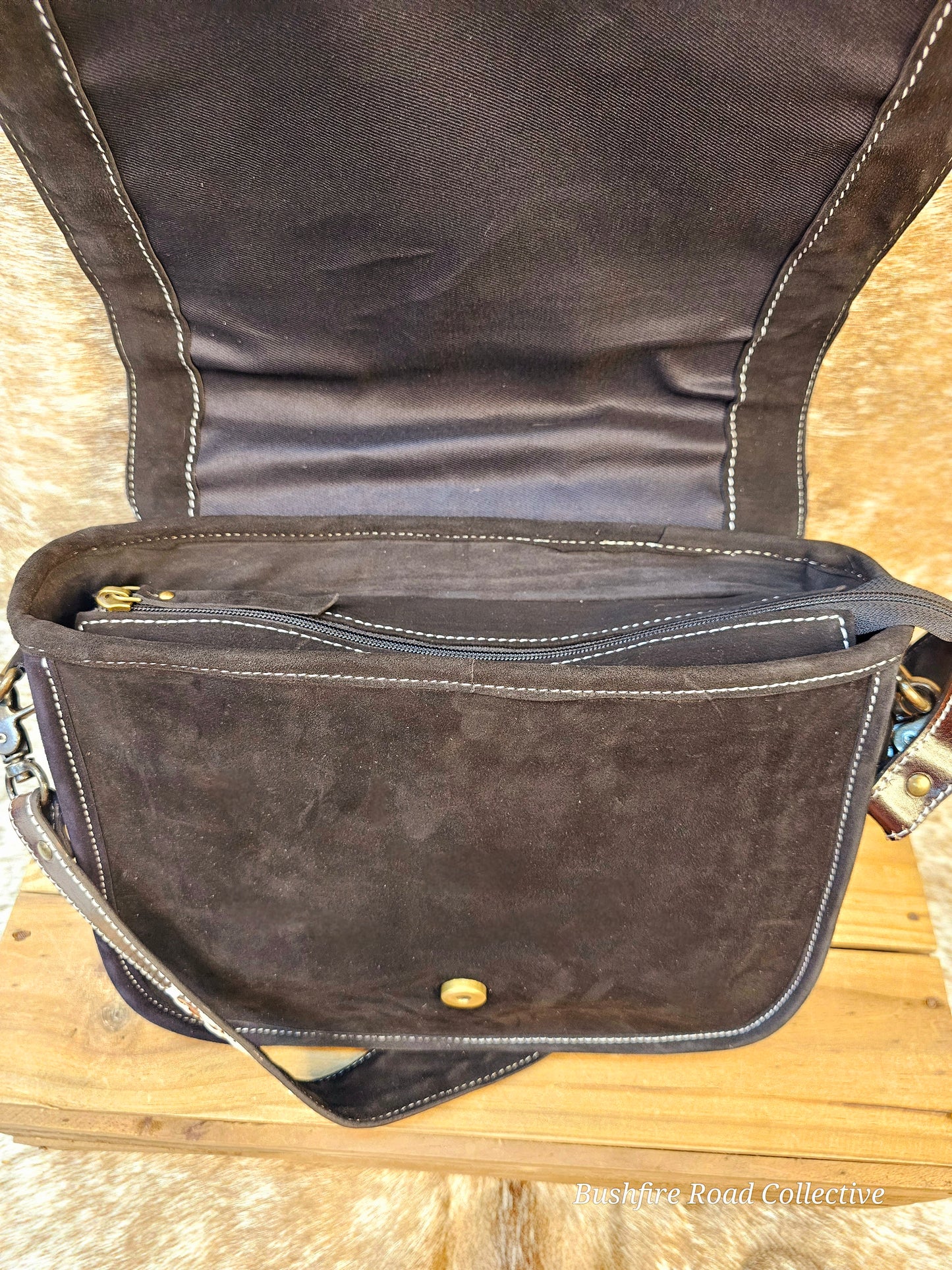 The Mesa Midnight Suede Crossbody π€