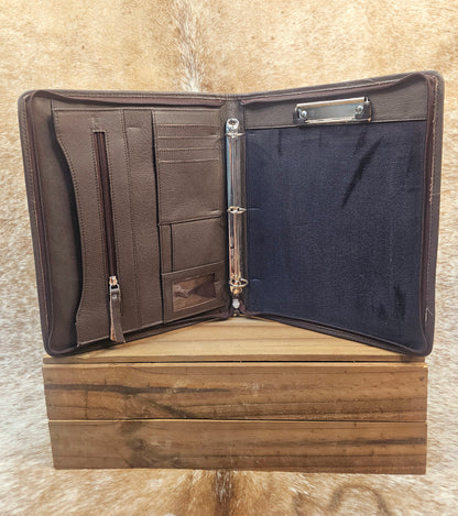 Medina Tooled Zip A4 Folder