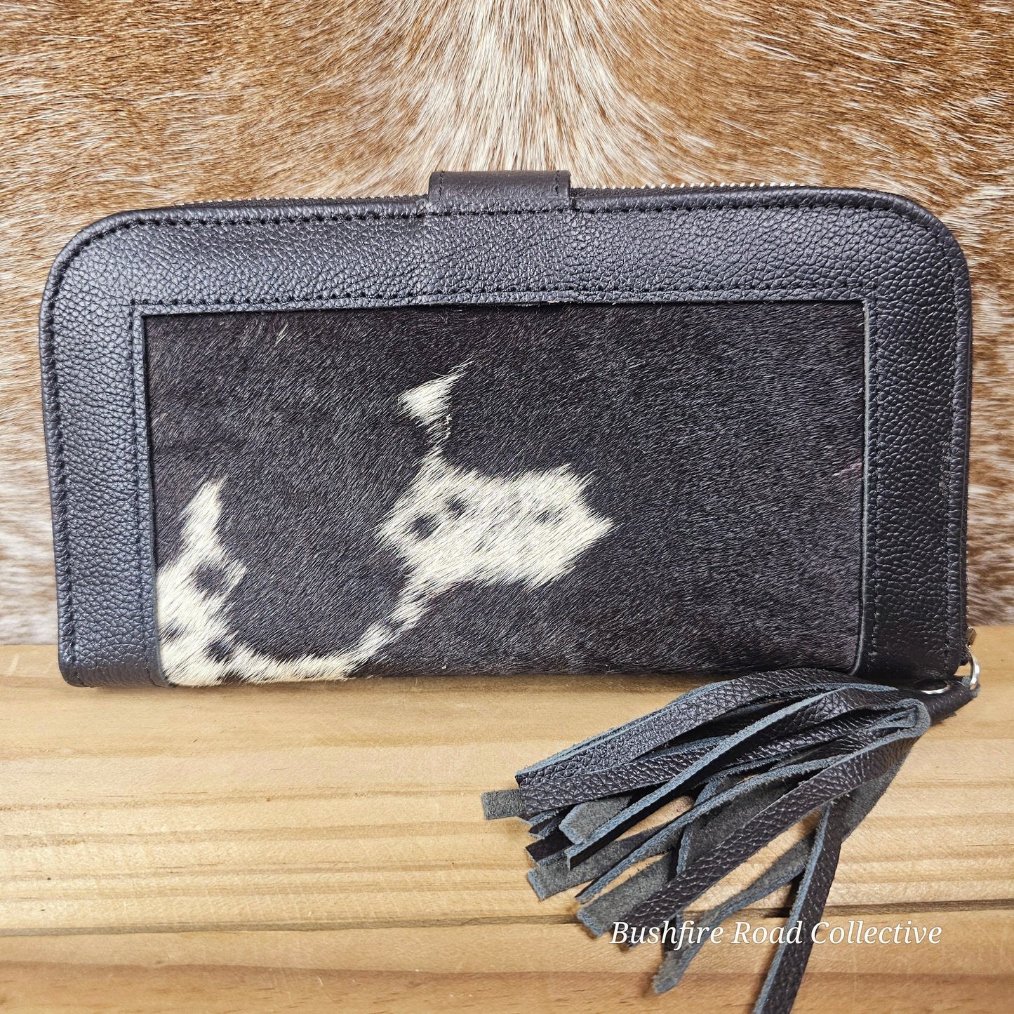 Mirror Cow Hide Wallet Large