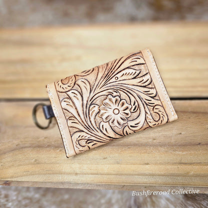Tooled Keyring Purse