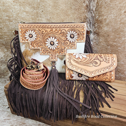 Daisy Ridge Cowhide Bag Set