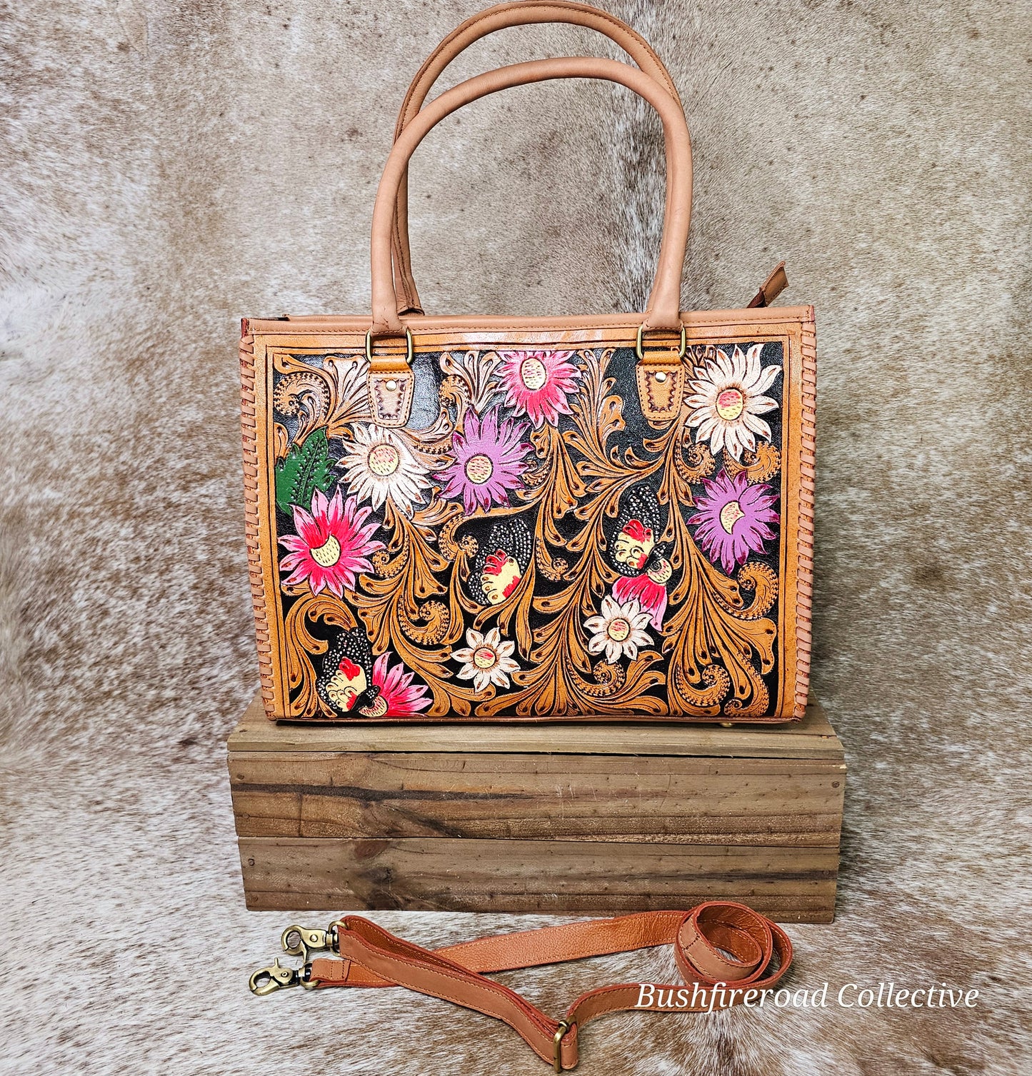 Pretty Peonies                        Large Tote/Lap Top Bad