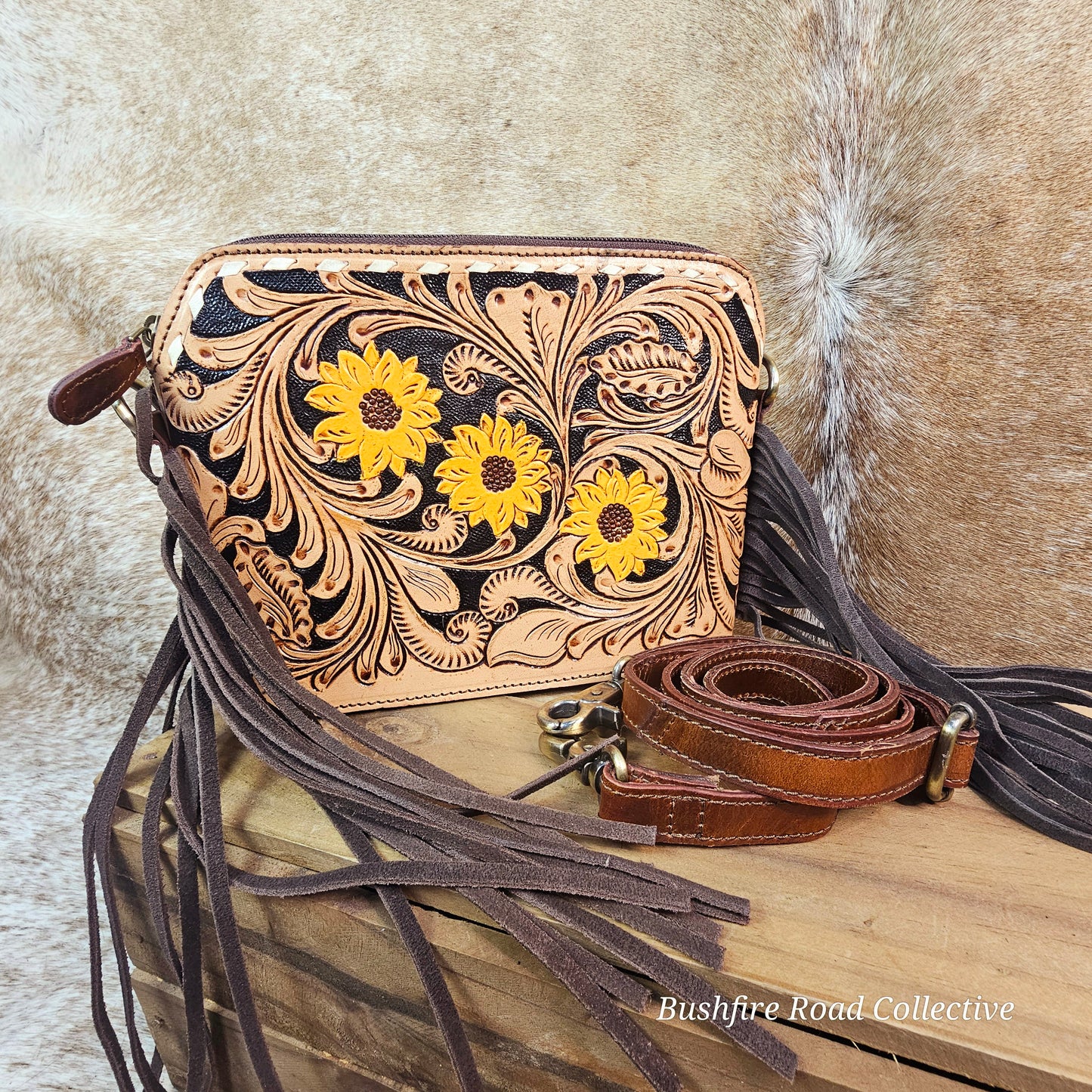 The Catlina Sunflower Clutch