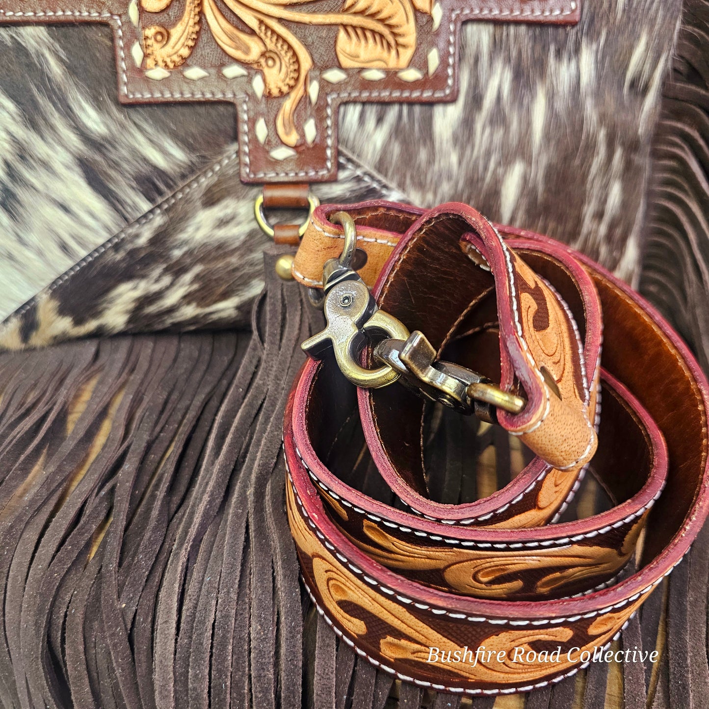 Sundance Cowhide Crossbody