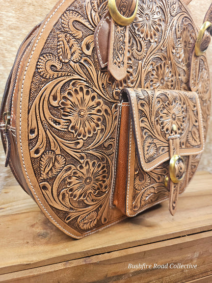 The Rancher's Wife Tooled Round Tote