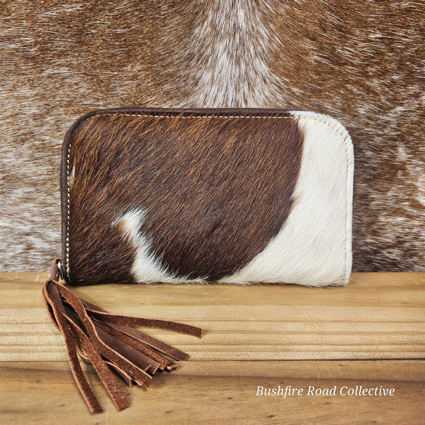 Mirrored Hide Wallet 20cm x 12cm